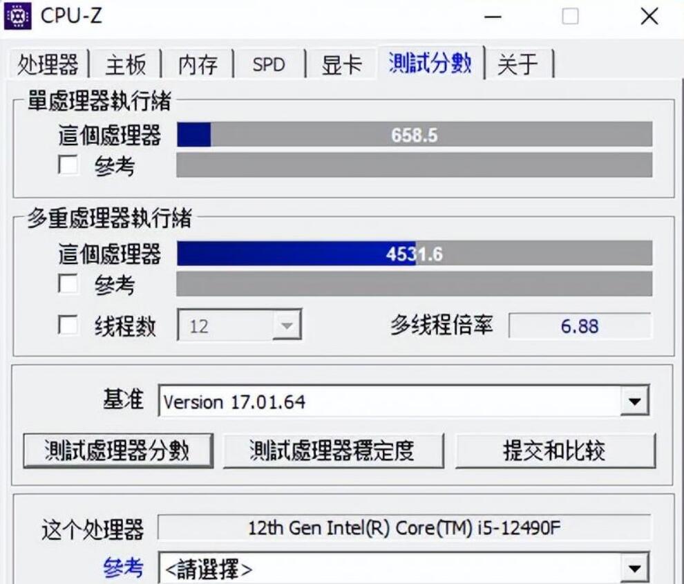 i5 12490F属于什么档次