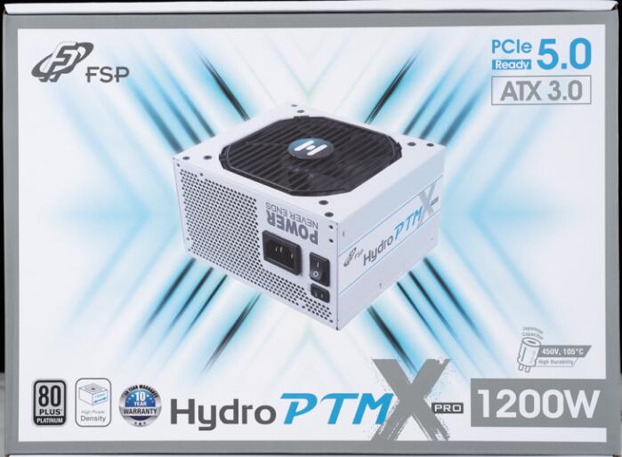 全汉Hydro PTM X PRO ATX3.0 PCIe5.0 1200W White电源开箱评测