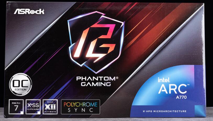 ASRock Arc A770 Phantom Gaming D 16GB OC显卡开箱评测